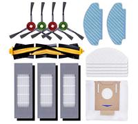KEEPOW Juego de Accesorios Repuesto para Ecovacs Deebot OZMO 920 950 Robot Aspirador, 1 Cepillo Principal + 3 Filtros + 4 Cepillos Laterales + 2 Mopas + 1 Bolsa para Polvo + 5 Toallas Desechables