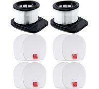 KEEPOW Juego de filtros de repuesto para aspiradora Shark Anti Hair Wrap Cordless Vacuum Cleaner IZ201EU, IZ201EUT, IZ201EUTSB, IZ251EU, IZ251EUT, 4 juegos