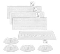 KEEPOW Juego de limpieza de energía, 8 limpiadores de microfibra para limpiador de vapor Karcher, apto para EasyFix SC 1, SC 2, SC 3, SC 4, SC 5 (4 boquillas de suelo + 4 boquillas de mano)