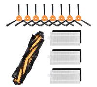 KEEPOW Kit Accesorios de Recambio para Cecotec Conga Excellence 990 Robot Aspiradora, Repuestos Kit Pack de 1 Cepillo Principal, 3 Filtros Hepa y 8 Cepillos Laterales, Set de 12 pcs