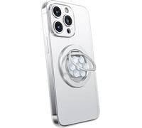 KEEPRO Anillo Soporte Magnético para mag-Safe, Rotación de 360° Anillo Ventosa Movil Silicona para Vídeos de TikTok y Selfies, Compatible con iPhone 16/15/14/13/12 Serie (Lila)