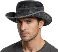 KeepSa Hombre Sombrero el Sol de Algodón Bucket Hat Boonie Hat