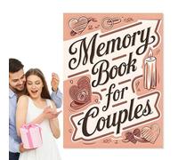 Keepsake Book - Paper, 28.5x21cm Memoration Book Pages Durable | Couples Memory Journal, Daily Planner For Anniversaries, Bodas, Compromisos, Honeymoons, Cumpleaños, Viajes, nupciales