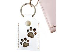KeepSake Keynchain Para Cerdas De Mascotas, Tienda De Peluquería Para Mascotas Colgante Colgante - Memorial Square Verde | Cachorro Kitten Photo Holder