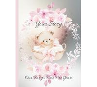 Keepsake Memory Book Our Baby Girl's First Five Years: Milestone of First 5 Year Baby Book to Record Every Event From Pregnancy to Age 5|Scrapbook| Photo Placement
