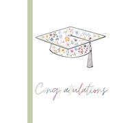 Keepsake Message Journal / Generic Congratulations Book For Messages, Best Wishes, and Memories / For College or High School Graduation Party, ... Graduation Cap - Floral Pastels, Flowers