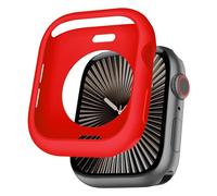 KEEPXYZ for Watch Case 44mm Series 6/5/4/SE Premium Soft Flexible TPU Thin Lightweight Protective Bumper Cover Protector for iWatch(Red,44MM Series 4/5/6/SE)