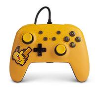 Keepxyz Pokemon Enhanced Wired Controller for Nintendo Switch - Pixel Pikachu, Gamepad, controlador de videojuegos con cable, controlador de juegos - Nintendo Switch