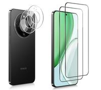 Keero 2+2 Piezas Protector de Pantalla para Honor Magic 8 Lite con Protector de Lente de Cámara, Cristal Templado con Dureza 9H, HD Anti-Arañazos Película Protectora, Sin Burbujas