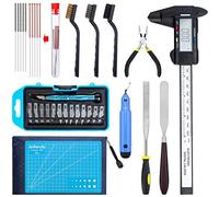 KEESIN 3D Printer Tool Kit, incluye herramienta de depuración, herramienta de limpieza y extracción con bolsa de almacenamiento, juego de accesorios de impresora 3D para imprimir impresiones 3D