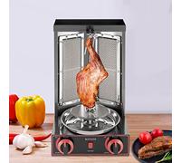 KEESUNG Acero inoxidable GLP Gas Shawarma grill, 3000 W Shawarma máquina vertical multigrill dönergrill colector de grasa comercial shish kebab asador parrilla herramientas de broiler