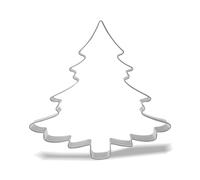 Keewah Cortador de galletas para árbol de Navidad, 5 pulgadas, acero inoxidable