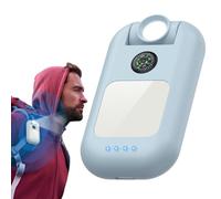 Keeychain Lantern - Cargador portátil 3 en 1 | Power Bank of Pocket 1500 mAh con brújula, luz LED de emergencia, USB, rotación de 180 °, luz multifunción para camping, v