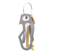 Keeychain Titanio Hook - Clip de mosquetón de liberación rápida de titanio | Accesorios para llaves de coche portátiles | Teclado para abrebotellas para camping camping mochila de viaje, multicolor