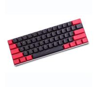 KEEZSHOP Keycaps,61 Teclas Keycaps Teclado Mecánico Retroiluminado Bicolor PBT Keycap para GH60 / RK61 / ALT61 / Annie/Keycaps de Póquer del Teclado