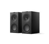 KEF Q Concerto Meta Altavoces de sobremesa pasivos HiFi, Negro Satinado | Música | Televisión y Home Cinema | Gaming | Reflector de Graves tridireccional | Transductor Uni-Q 10cm con Mat | LF 16,5cm