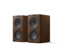 KEF Q Concerto Meta Altavoces de sobremesa pasivos HiFi, Nogal | Música | Televisión y Home Cinema | Gaming | Reflector de Graves tridireccional | Transductor Uni-Q 10cm con Mat | LF 16,5cm