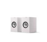KEF Q1 Meta Altavoces de sobremesa pasivos HiFi, Blanco Satinado | Música | Televisión y Home Cinema | Gaming | Reflector de Graves bidireccional | Transductor Uni-Q de 13 cm con Mat