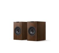 KEF Q1 Meta Altavoces de sobremesa pasivos HiFi, Nogal | Música | Televisión y Home Cinema | Gaming | Reflector de Graves bidireccional | Transductor Uni-Q de 13 cm con Mat