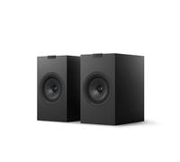 KEF Q3 Meta Altavoces de sobremesa pasivos HiFi, Negro Satinado | Música | Televisión y Home Cinema | Gaming | Reflector de Graves bidireccional | Transductor Uni-Q de 16,5 cm con Mat
