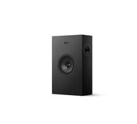 KEF Q4 Meta Altavoz de Pared Central/LCR pasivo HiFi, Negro Satinado | Música | Televisión y Home Cinema | Gaming | Reflector de Graves bidireccional | Transductor Uni-Q de 13 cm con Mat