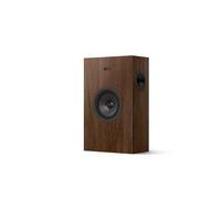 KEF Q4 Meta Altavoz de Pared Central/LCR pasivo HiFi, Nogal | Música | Televisión y Home Cinema | Gaming | Reflector bidireccional | Transductor Uni-Q de 13 cm con Mat