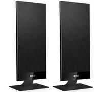 KEF T101 Negro altavoz - Altavoces (Set de altavoces, De 2 vías, 2.0 canales, Stand-mountable, Mesa/estante, Montar en la pared, Cerrado, Satélite)