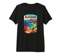 Kefalonia Grecia Souvenir/Kefalonia Camiseta Premium