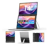 KEFEYA Monitor Portátil 14 Pulg Ultra-Ligero FHD 1080P IPS para PC 13-17.3"
