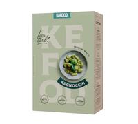 Kefood Kegnocchi Gnocchi Keto de Espinacas - Con Konjac y Fibra de Bambú - Solo 4 g de Carbohidratos y 43 Kcal - Sin Gluten y Vegano - Listos en 1 Minuto - 250 g (2 Raciones)