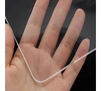 kefu01 Protector de Mesa con Borde Biselado,Mantel Transparente Rectangula,Mantel de PVC de 2mm,Cubierta de Mesa de Café de Vidrio Suave,Mantel Impermeable de Cristal Cuadrado (75x120cm/30x47in)