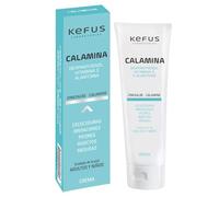 KEFUS Crema Calamina con dexpantenol, alantoina y vitamina B5 - Alivio picaduras mosquitos, insectos y medusas, crema antirozaduras muslos deportistas, Óxido Zinc. Piel Sensible Atópica - 75 gramos