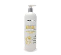 Kefus - Locion Corporal Aceite Hiperico, 500 ml | Body Milk con Vitamina E para Pieles Sensibles, Secas y Desnutridas | Balsamo Corporal para Aplicar Despues de Tomar el Sol