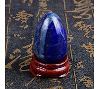 Kegel Exercise Tools 3 Pcs Lapis Lazuli Egg Set Natural Stone Crystal Quartz Ball-40x25 mm