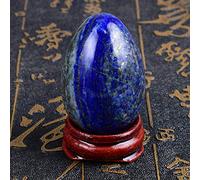 Kegel Exercise Tools 3 Pcs Lapis Lazuli Egg Set Natural Stone Crystal Quartz Ball-45x30 mm