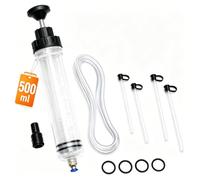 Kehigovi Jeringa Aceite 500ml con Manguera Tubo Alargador, Bomba Manual
