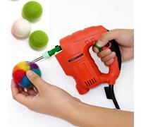 KEhtu Máquina Eléctrica de Fieltrar con Agujas, Herramienta para Fieltrar con Agujas, Boquillas Reemplazables, Velocidad Ajustable, para Pintura con Lana DIY y Manualidades con Fieltrado.