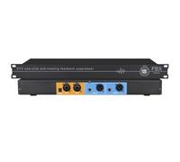 KEhtu Supresor de Retroalimentación Profesional, Desplazador de Frecuencia Anti-Aullidos de Micrófono 2 Entradas y 2 Salidas, Sin Ajustes, Anti-retroalimentación con un Solo Clic