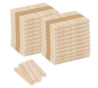 KEILEOHO 1000 mini palitos de madera de 2.5 pulgadas, palitos pequeños de madera de 65 x 10 mm, palitos de helado para manualidades, artes, bricolaje, decoración