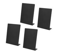 KEILEOHO 4 pizarras negras A5 para mesa, 210 x 152 mm, para menú, pizarrón, para bodas, cumpleaños, restaurantes
