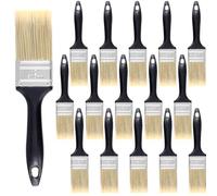 KEILEOHO Juego de 16 Pinceles de Pintura de 50 mm, Brochas de Pintura para Pared, Brochas de Barniz para Madera, Pincel Plano para Decoracion, Bricolaje