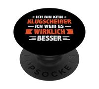 Kein Klugscheißer Weiß Wirklich Besser Refranes Divertidos PopSockets PopGrip Adhesivo