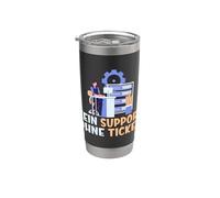 Kein Support Ohne Ticket No Ticket No Support Job IT Admin Vaso térmico de acero inoxidable de doble pared
