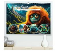 Keine Angst vor Monstern (hochwertiger Premium Wandkalender 2026 DIN A2 quer), Kunstdruck in Hochglanz: Lustige Monster fürs Kinderzimmer