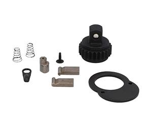 KEINEMARKE Goodyear Kit de reparación para Llave dinamométrica Modelo 75522, 10 Piezas, con accionamiento de 1/2" (12,5 mm), Color Negro y Plateado