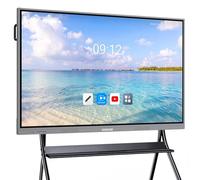 KEINONE - Pizarra inteligente 4K de 55 pulgadas, Android 14 OS 8+128GB, pizarra blanca interactiva, electrónica digital con ecosistema de aplicaciones abiertas, pizarra inteligente con pantalla