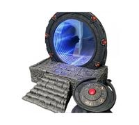 KEINXS Decorative Night Light Delicate Energy Saving Creative 3D Atlantis Stargate Desk Lamp Home Decor Night Lamp