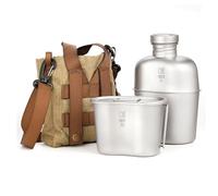 Keith Botella de agua de titanio Ti3060