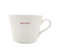 Keith Brymer Jones Taza estándar del cubo de la gama de la palabra 350ml - jefe de la muchacha