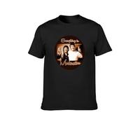 Keith Moon and Oliver Reed Tribute Mens T-Shirt Casual Cotton Tees Black Tops M
